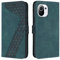 YIRRANZD Custodia per Xiaomi 11 Lite 4G / 5G / 5G NE, Cover a Libro in Pelle PU con Slot Cart e Silicone TPU Bumper, Flip Caso Portafoglio Cover per Xiaomi 11 Lite 4G / 5G / 5G NE (Verde)