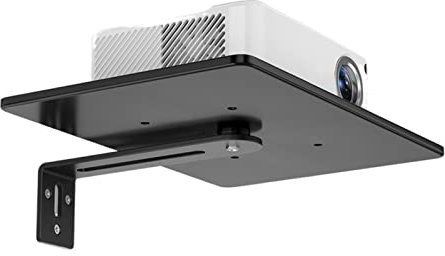 DYPASA Projector Mount Projector Bracket Wall Mounted with Tray Training Universal Pan Tilt Adjustment Bedhead Shelf Meeting Projector Shelf Ceiling Mount with Tray