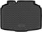 WALSER XTR Kofferraumwanne für Skoda Fabia 4 (PJ3) 06/2021-Heute, 100% passgenaue Antirutschmatte Auto, Gummimatte Auto, Kofferraum Schutzmatte, Anti Rutsch Matte Gummi, Auto Gummimatten