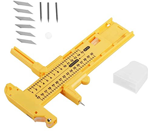 Tagliacarte Artigianale, Taglierina Circolare Per Bussola, Strumento Per Tagliare La Carta Circolare Per Bussola, Strumento Per Artigianato Artistico in Pelle di Gomma di Cartone, Creazione di Utensil