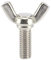 5 Stück M3/M4/M5/M6/M8/M10/M12 Edelstahl-Flügelschrauben, handfest anziehende Flügelkopf-Rändelschrauben, M12x40mm
