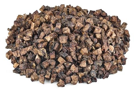 Kaureks Natur Hundeleckerlies, Rinderlunge 500g, Rinderlunge Würfel, Kausnack, Hundefutter, Kauartikel