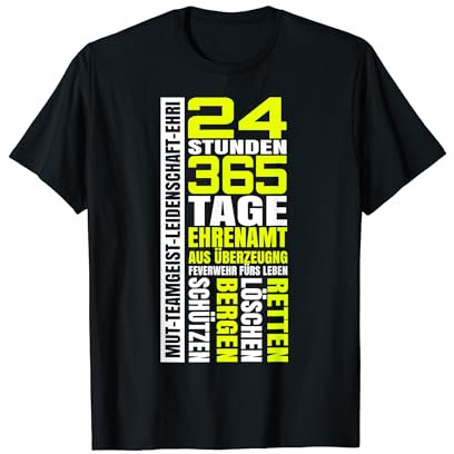 Feuerwehr Freiwillige Uniform Löschgruppe 112 Feuerwehrmann T-Shirt