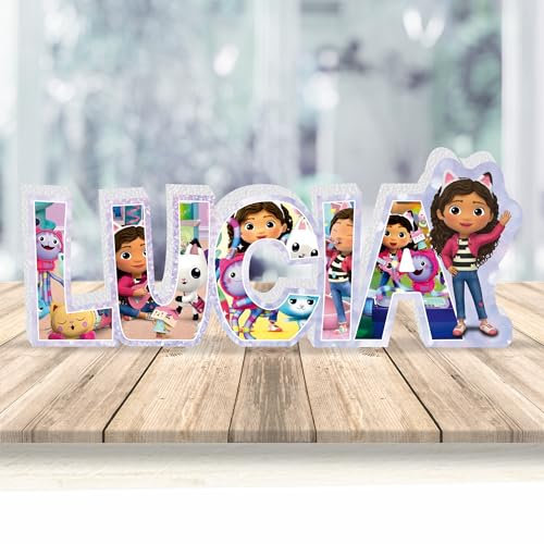 Nome Personalizzato Tema La casa delle Bambole di Gabby