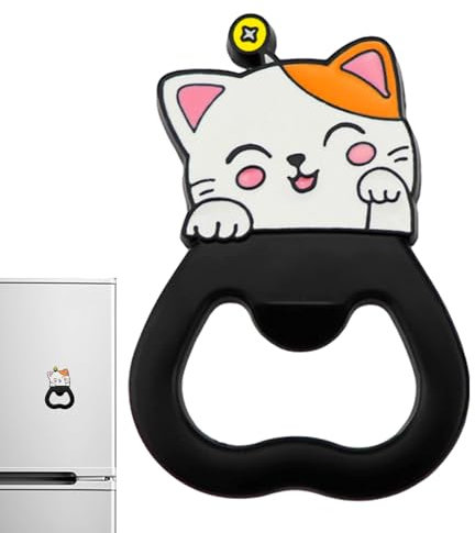 Ristyur Apribottiglie Divertente, Cavatappi da Birra Lucky Cat, Apribottiglie a Forma di Gatto Animale, apribottiglie per Birra per Cani, Forniture da Cucina Creative apribottiglie Regalo per Birra