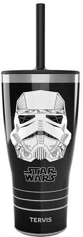 Tervis Star Wars Vader Trooper Insulated Tumbler, 30oz - with Straw Lid, Stainless Steel