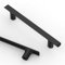 9BUILD 10 Pack 128MM Matte Black Cupboard Handles for Drawer&Wardrobe Kitchen Cabinet Handles Zinc Alloy UK0046