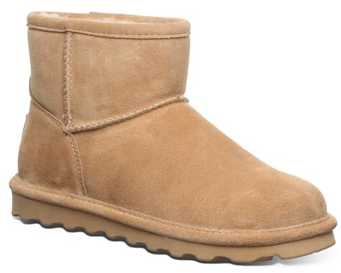 Bearpaw Alyssa Damen Stiefelette in mehreren Farben, Damen-Stiefelette, Schlupfstiefel, bequemer Winterstiefel, iced-coffe, 40 EU