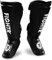 FIGHTR® Profi Schienbeinschoner extra Dick - mit perfektem Sitz und idealer Polsterung | Extra Dicker Schienbeinschutz für Kicks im Kickboxen, MMA, Muay Thai und Kampfsport (Schwarz, M)