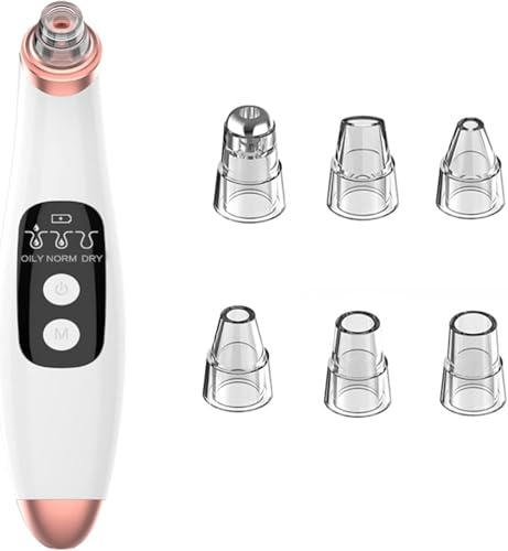 Nettoyeur de Pores Électrique Professionnel – Aspirateur de Points Noirs Visage, Extracteur de Comédons Puissant, Soin Peau Profond, Usage Maison & Institut