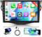 4G+64G Autoradio für Toyota RAV4 2007-2011 mit Wireless Carplay Android Auto Mirrorlink, Hodozzy 9 Zoll Touchscreen Autoradio 2 Din mit Navi, Bluetooth, WiFi, EQ/DSP, FM/RDS Radio, Rückfahrkamera