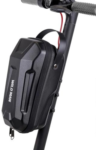 VERTAST 1/3/4.5L Scooter Tasche für Roller Fahrradtasche Lenker wasserdichte Vorder Tasche für Elektroroller e-Bike Xiaomi Mijia M365 Sedway Ninebot, 3L, schwarz