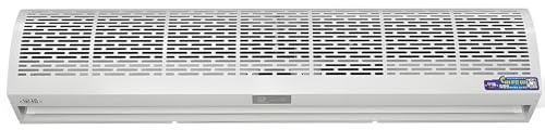 LBMED 8000W Air Curtain Heater, Over Door Downflow Fan Heater with PTC Heating Element, 40-60°C Constant Temperature and 360° Circulating Warmth, Adjustable Wind Speed, Stable and Uniform Airflow