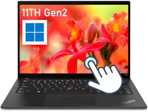 Lenovo Thinkpad T14s Gen2 Ordinateur Portable écran Tactile, 14 Pouces (1920x1080), Processeur Intel Core i5-1145G7, 16 Go de RAM, 512 Go SSD, HDMI, Clavier QWERTY US, Windows 11 Pro (Rénové)
