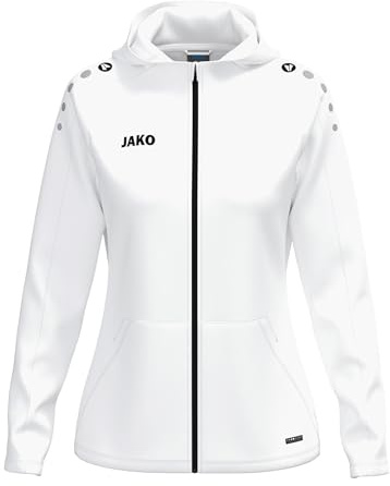 JAKO One Kapuzenjacke – Atmungsaktive Sportjacke für Damen aus 100% Polyester, mit weichem Micro-Fleece, ideal für Sport und Freizeit