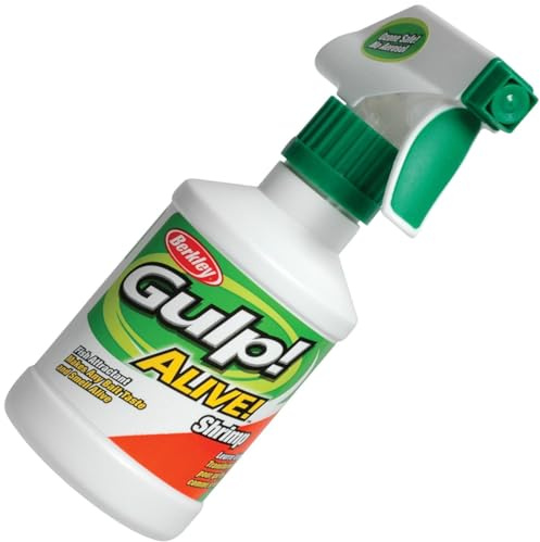Berkley Lockstoff für Köder Gulp Alive Spray, Geschmack:Shrimp