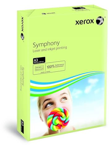 Xerox 003R91955 Drucker-/Kopierpapier Symphony, DIN A3, 80 g/m², 500 Blatt, grün