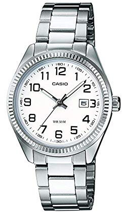 Casio Damen Analog Quarz mit Edelstahl Armbanduhr LTP 1302PD 7BVEF