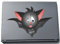 Laptop-Aufkleber - Fledermaus 09 - bat - laptop skin - 210 mm Aufkleber
