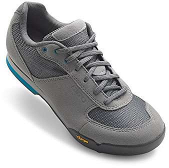 Giro Damen Petra VR MTB Schuhe,EU 38, Titane/Blau