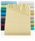 SHC - Jersey Spannbettlaken, Spannbetttuch, 100% Baumwolle - 140x200 cm bis 160x200 cm, naturweiß/Creme