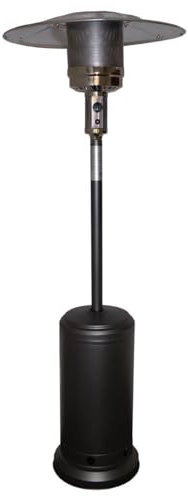 Garden Gas Patio Heater Butane Propane LPG Charcoal Grey Outdoor Fire
