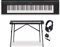 YAMAHA NP-12B (Black) Portable Keyboard Stand Headphone Set, 61 Keys (Yamaha NP12B) Online Store Exclusive