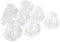 HKB ® Glasauflagen, ø=8mm Höhe=14mm, Kunststoff transparent, 8 Stück, Hersteller Hettich, Artikelnr. 20085
