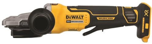 DEWALT 20V MAX* XR Angle Grinder with Brake, 5-Inch, Flathead Paddle Switch, Tool Only (DCG413FB)