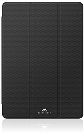 Black Rock Schutzhülle Material Pure (für Apple iPad Pro 10,5 Zoll (2018), schlankes Design, Polyurethan (PU), idealer Schutz, 180° oder 360° Schutz) Schwarz