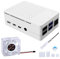 GeeekPi Case for Raspberry Pi 4B with Fan and 4 Heatsinks (White)