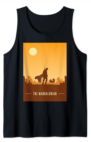 Star Wars The Mandalorian and The Child Poster Tank Top