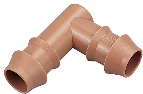 iMopo Lot de 21 raccords de coude pour arrosage goutte-à-goutte universels, convient aux tubes d'égouttement de 1,27 cm