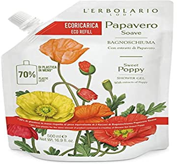 Ecoricarica Bagnoschiuma Papavero Soave
