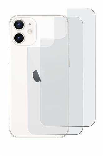 brotect Screen Protector Anti-Glare compatible with Apple iPhone 12 mini (Back) (2 Pack) Screen Protector Matte, Anti-Fingerprint Protection Film