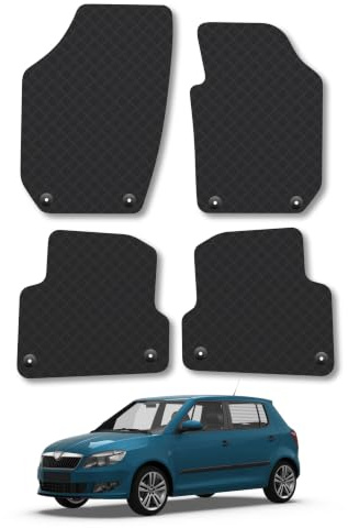 Skoda Fabia (2007-2014) 3mm Rubber Car Mats