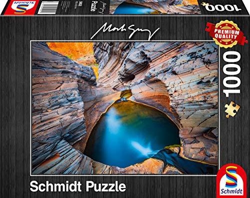 Schmidt Spiele 59922 Mark Gray, Indigo, 1.000 Teile Puzzle