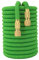 Flexibler Gartenschlauch, Gießschlauch Gartenschlauch Einstellbare Düse EU Hochdruck starkes Wasserrohr Wäsche Gartenbewässerungssystem (Color : Pink, Lengh : 100ft)
