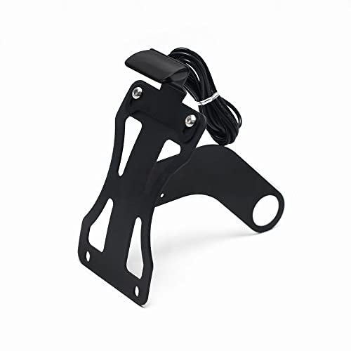 Plate Holder Bracket For SUZUKI For HAYABUSA For GSXR 600/750/1000 For F GSF1250 For GSXS1000 Registration License Plate Holder Curved Vertical Side Mount Bracket Number Plate Frame