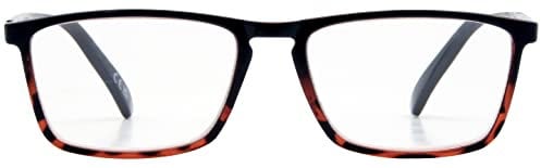 Foster Grant Windermere Corey Reading Glasses, Black To Tortoiseshell, +2.50 Magnification UK