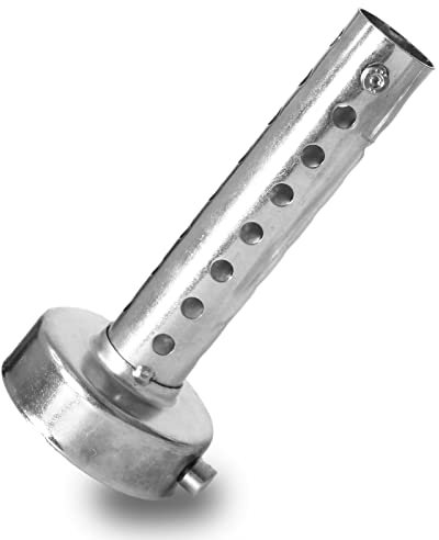 Andux Zone Silencieux d'échappement de moto 60mm Silencieux réglable universel démontable de Moto DB Killer XSQ-03 (Argent)