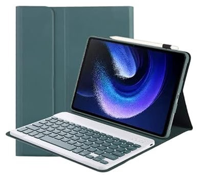 for Xiaomi Pad 6 / Pad 6 Pro A0N7 Lambskin Texture Ultra-thin Bluetooth Keyboard Leather Case