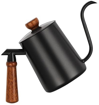 GRIRIW Cafetera de Goteo Resistente de Acero Inoxidable con Tetera de 600 Ml para Preparar Café a Mano
