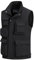 MeiLayM Herren Outdoor Weste mit Vielen Taschen Anglerweste Ärmellose Freizeit Weste Leicht Atmungsaktiv Weste Sommer schnelltrocknend Gilet Jagd Fotografie Sport Weste Schwarz,XL