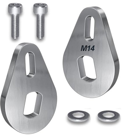 E Bike Power UK Universal E Bike M14 Drehmomentarm Set Elektrofahrrad Hinterachse 6mm dick aus Edelstahl passend für 1000W 2000W 3000W Motoren