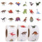 1500 Stück Dinosaurier Aufkleber, Runde Cartoon Dino Sticker, Kinder Tier Vinyl Sticker für Lehrerpreis Motivation Aufkleber Laptop Junge Mädchen