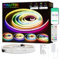 PAUTIX WiFi RGB Smart IC COB LED Strip 5M,DC24V Colour-Changing Pixel Addressable LED Tape Lights,Multicoloured Flexible Lights with Mains and Controller Work for Alexa for Home DIY Lighting Projects