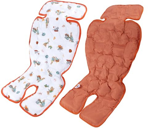 LAT Sommer Kühlmatte für Kinderwagen, Universal Sitzauflage für Kinderwagen, Sommer Kühlmatte für Babysitze, Kühlkissen für Kinderwagen Babyschale Kindersitz 70x34cm (C)