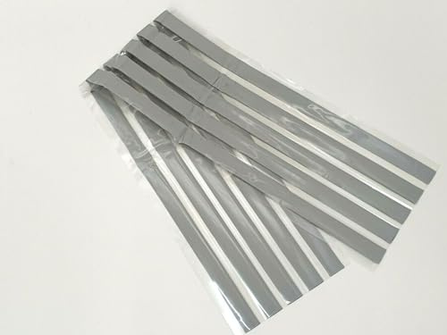 5 Strisce Mastice Stucco Sigillante per Piani Cottura e Lavelli Grigio Chiaro 700x12x2 mm