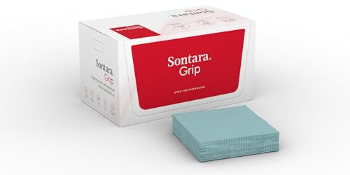 Sontara Industrielle Mehrzweck-Einwegtücher. Technisches Reinigungstuch zur professionellen Reinigung und Wartung mit Öffnungen für Rückstände. Geeignet für den Lebensmittelgebrauch. 100 Blatt